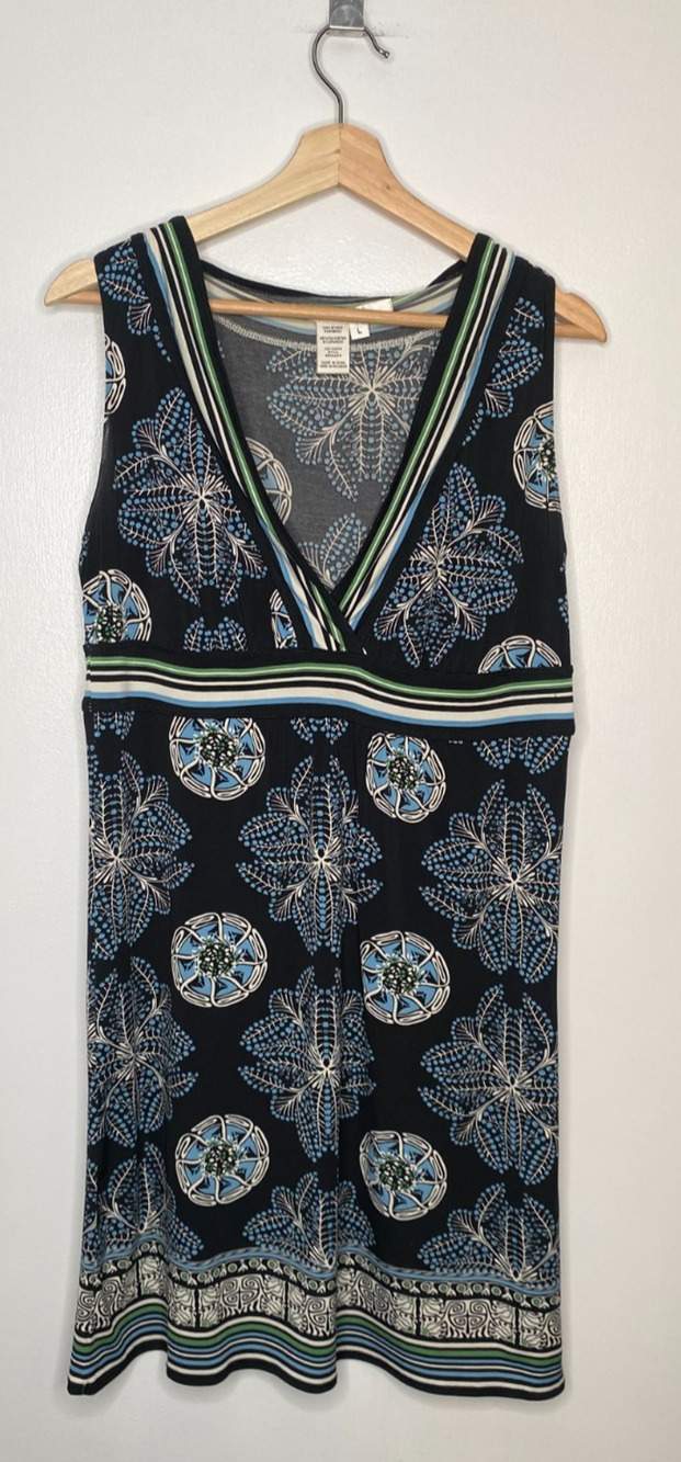 Max Studio Multicolor Floral Dress – Women’s Size Large - Stretch Travel